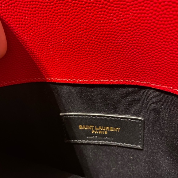 Authentic YSL Saint Laurent Envelope Pouch with receipt - Picture 6 of 8